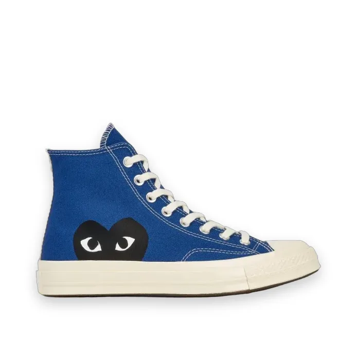 Blue Converse x CDG Chunk 70 High Top 1