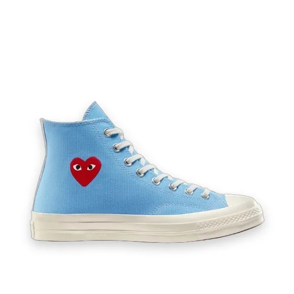 CDG Converse Chuck 70 High Bright Blue 1