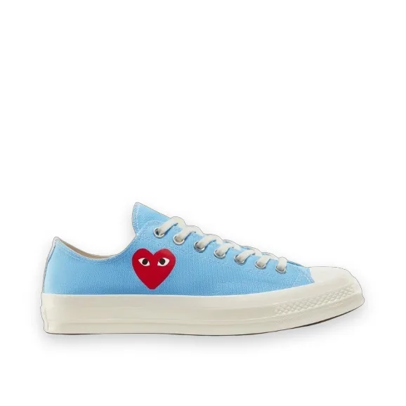 CDG Converse Spring Low Top (Blue) 1