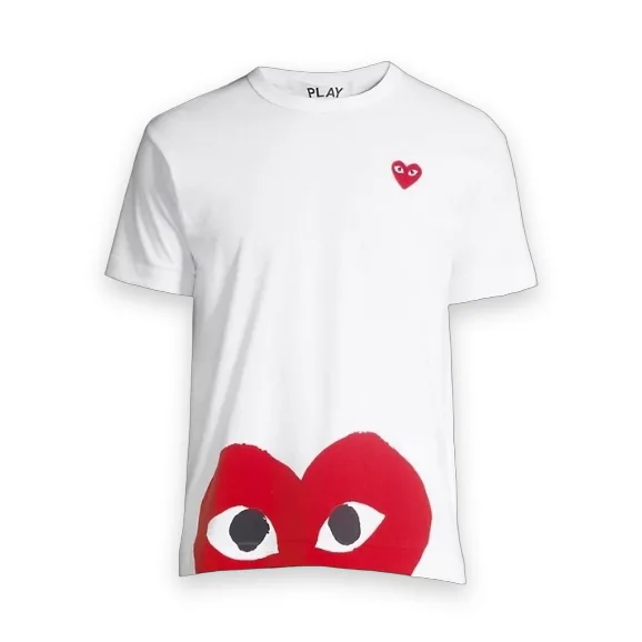 CDG Play Bottom Heart T-Shirt 1