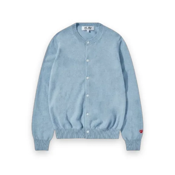 CDG Women Lambswool Cardigan - Blue 1