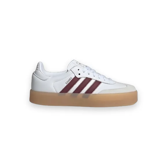 CDG x Adidas Samba OG Sneakers White/Dark Brown 1