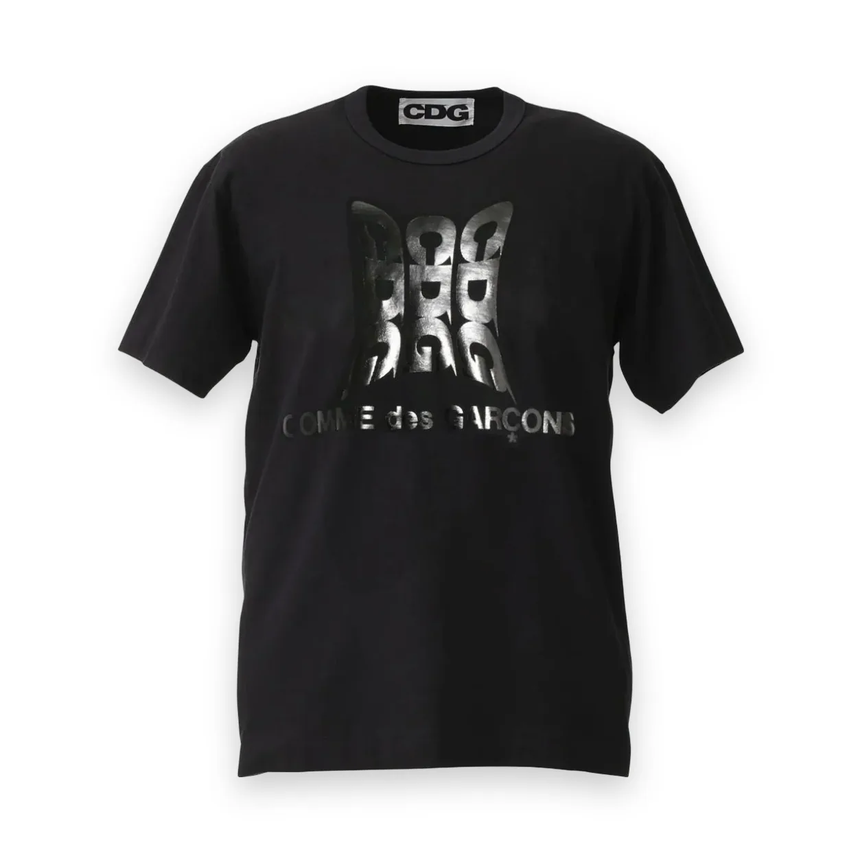 Comme Des Garcons Abstract Logo Black T-Shirt 1