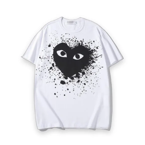 Comme Des Garcons Paint Heart Shirt 1