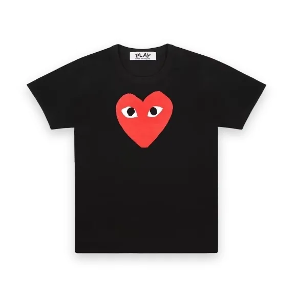 Comme des Garcons PLAY Play Red Heart Black T-shirt 1