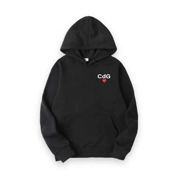 Comme Des Garcons Play Printed Heart Hoodie 1