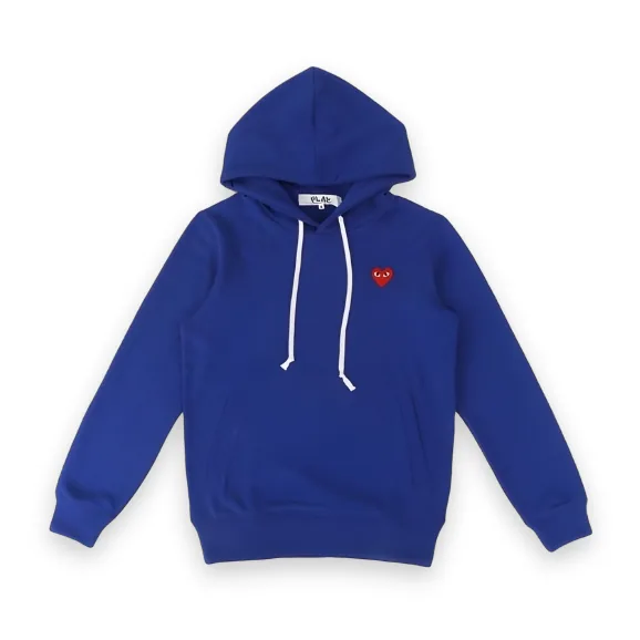 Comme Des Garcons Play Pullover Hoodie Blue 1