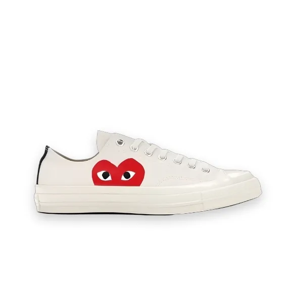 Comme des Garcons PLAY x Converse Chuck Taylor All Star 70 Ox White 1