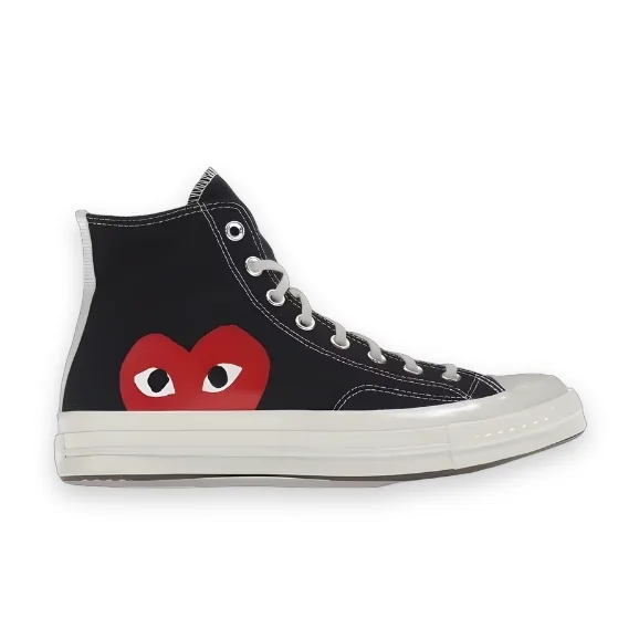 Comme des Garcons Play x Converse Chuck Taylor All Star High Black 1