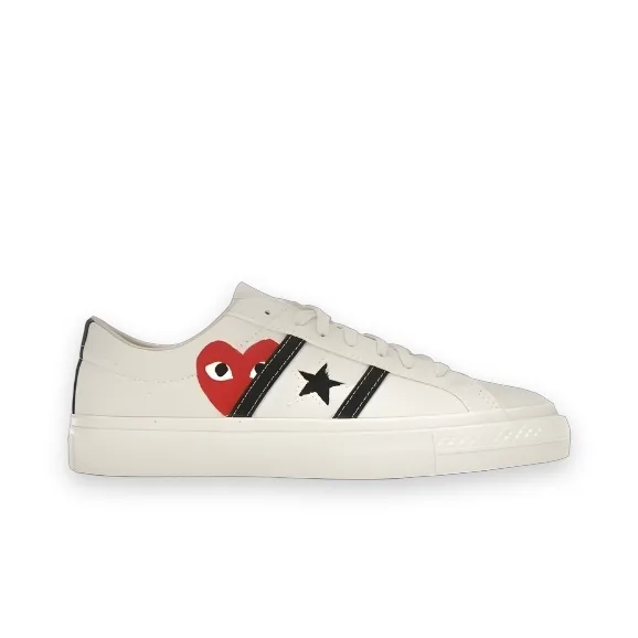 Comme des Garcons PLAY x Converse One Star Academy Pro Ox Milk 1