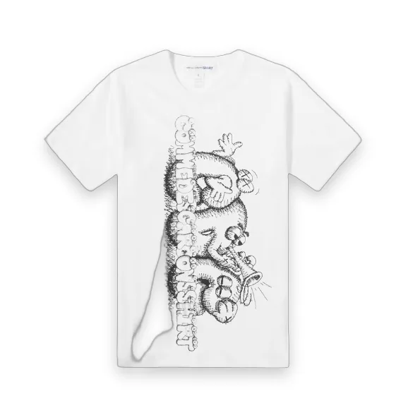 Comme des Garcons Shirt x KAWS White T-shirt 1