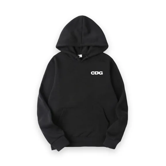 Comme Des Garcons Small Heart Logo Hoodie 1