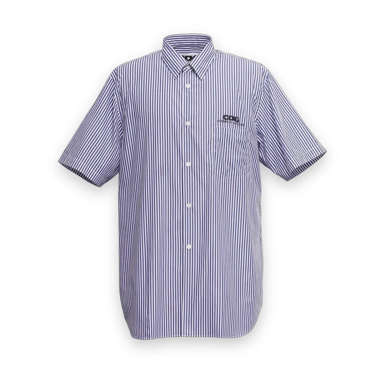 Comme Des Garcons Striped Short Sleeve Shirt 1