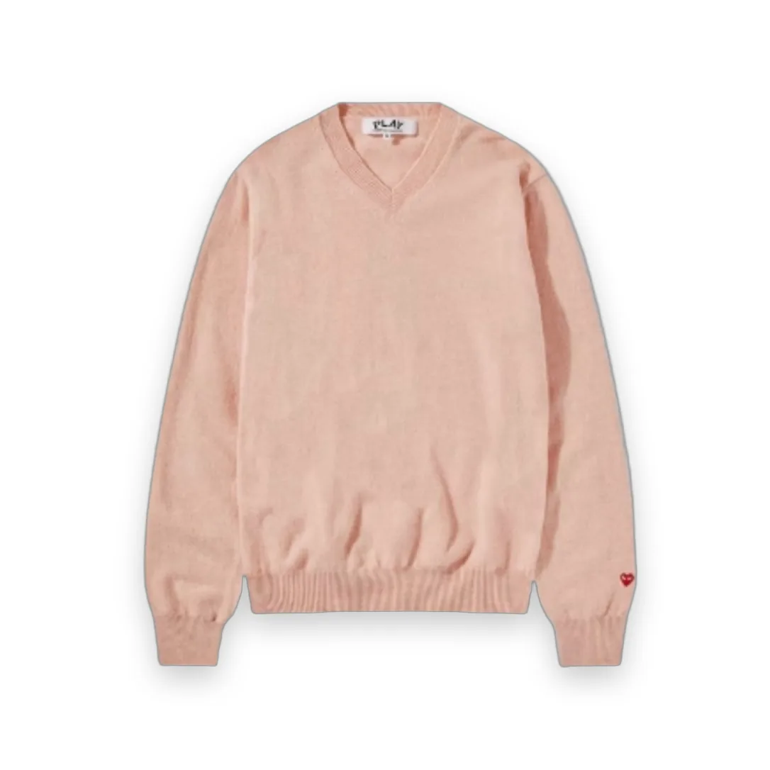 Comme Des Garcons V-Neck Lambswool Sweater Unisex 1