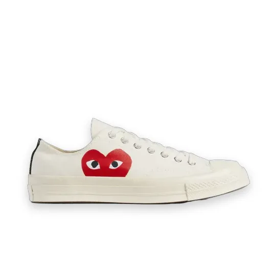 Comme Des Garcons White Converse 1