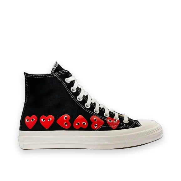 Converse Multi Hearts High Top Black 1