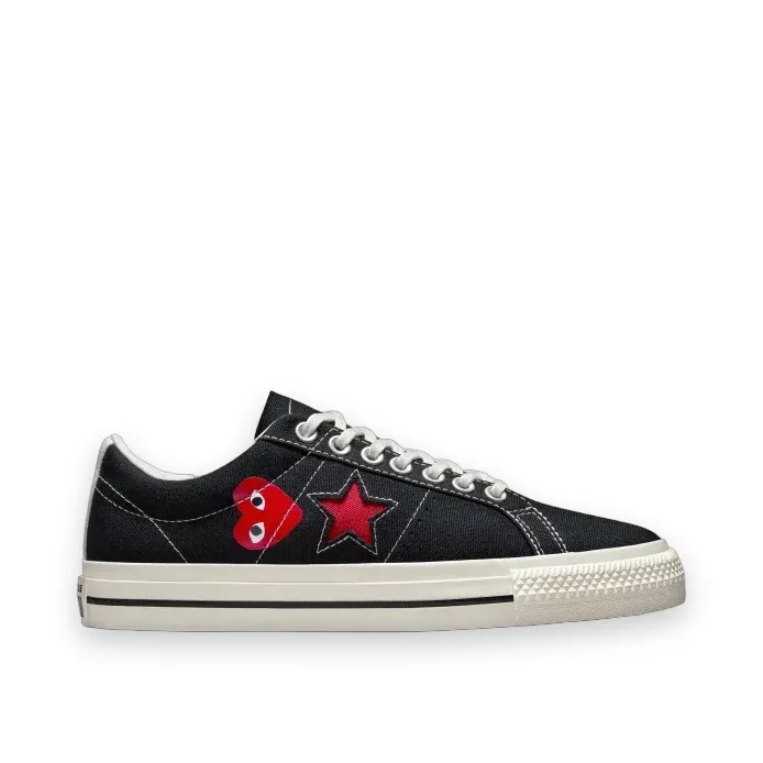 Converse x CDG One Star (Black) 1