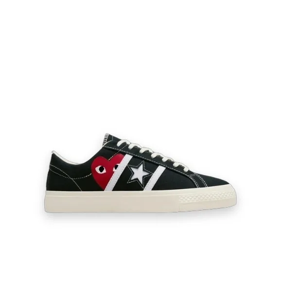 Converse x PLAY CDG One Star Academy Pro (Black) 1