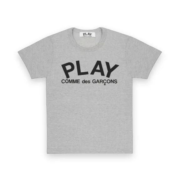 Play Comme Des Garcons T-Shirt Grey 1