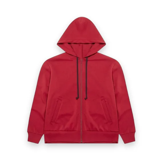Play Zip Hoodie Red Invader Heart Burgundy & Blue Emblem 1