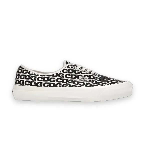 Vans Authentic x CDG Black Rubber Tab 1
